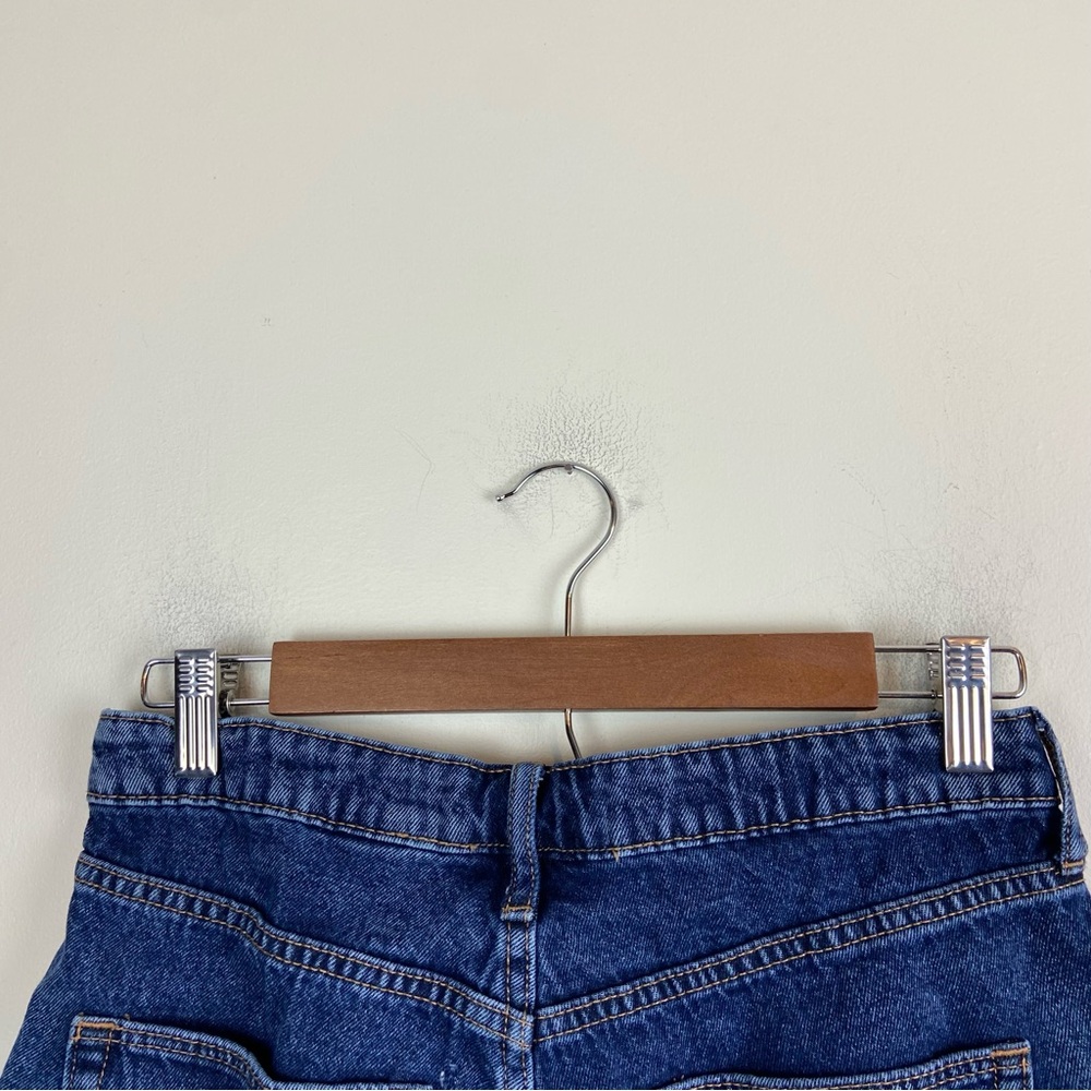 Arizona Jean Co Roll Up Cutoff Denim Shorts 100% Cotton Junior’s Size 5 Summer - Picture 5 of 8